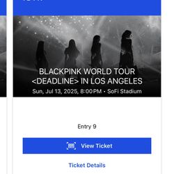BLACKPINK WORLD TOUR GA PIT VIP PACKAGE