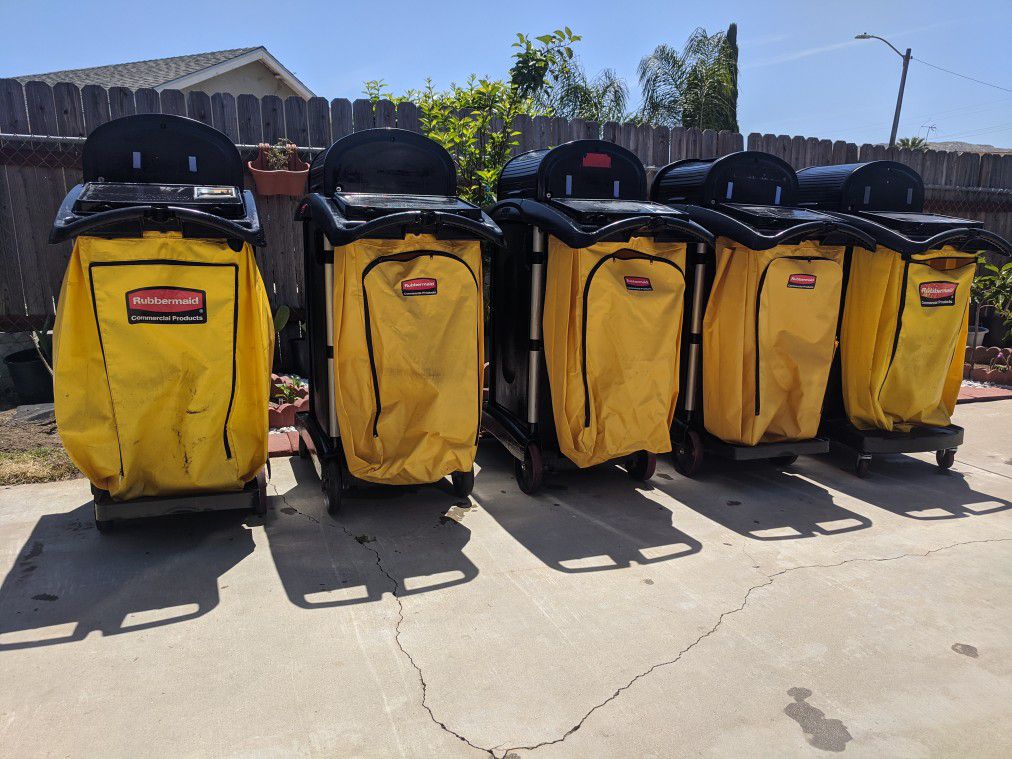 Rubbermaid janitor Carts $150 each one