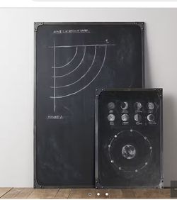 RH Industrial Rivet Chalkboard Large