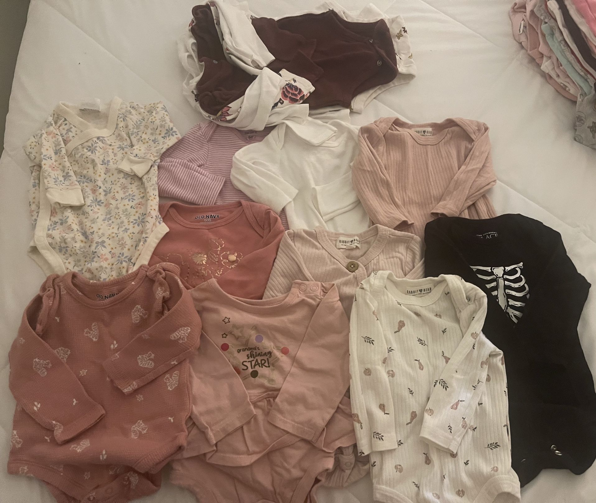 16 Long Sleeve 3-6 Month Bodysuits