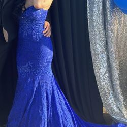 Royal Blue Prom dress 