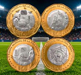 Monedas Mexico Mundial 2026