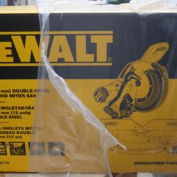 DeWalt DWS716 120V 15 Amp Double-Bevel Compound 12" Corded Miter Saw New 882393-12