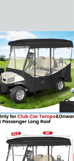 Vendo cubierta para carrito de golf 4 pasajeros