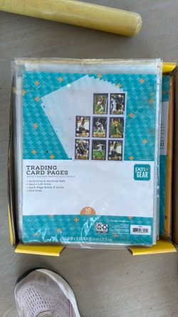Trading Card Pages, Dividers, and Binders