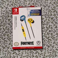 Fortnite Wired Earphones for Nintendo Switch
