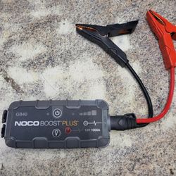 NOCO Boost GB40: 1000A UltraSafe Jump Starter – 12V Lithium Battery Booster Pack, Portable Jump Box