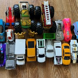 Hot Wheels, Matchbox, Monster Truck Diecast Lot