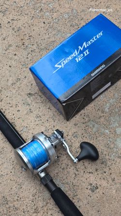 Shimano Speedmaster2 Reel/Braid/Custom Rod (Gators Color)