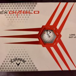 Callaway Golf White HEX Diablo Golf Balls 2-Piece (12ct) 