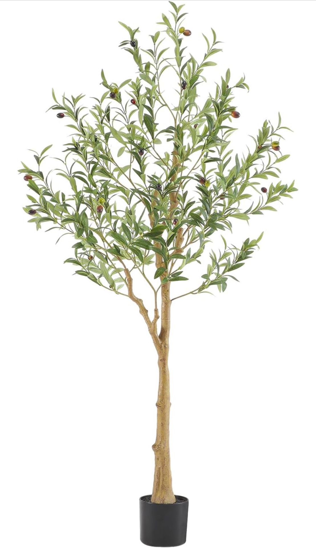 Faux Olive Tree, 5Ft ,  Olive Tree  Artificial Indoor with Realistic Leaves