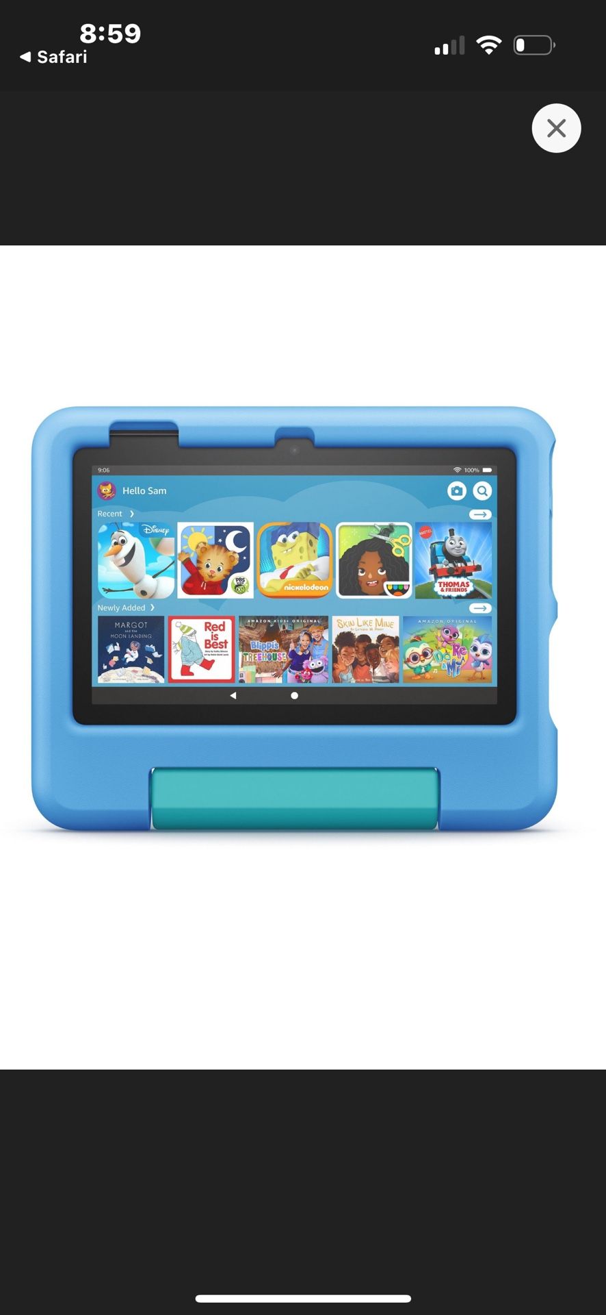 Amazon kids fire tablet