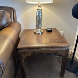 Solid Wood End Table