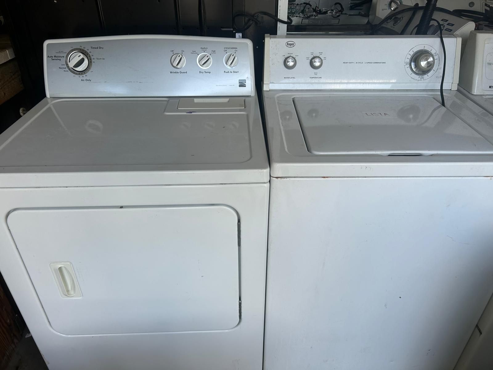 Washer and dryer
