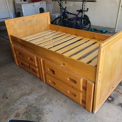  Semi Loft Bed And Chest Of Drawers