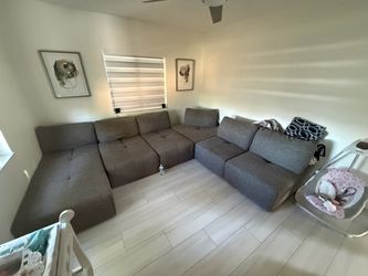Grey couch