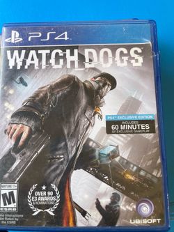 Watch Dogs PS4 PlayStation 4