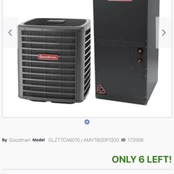 Goodman AC UNIT WITH HEAT PUMP/COIL