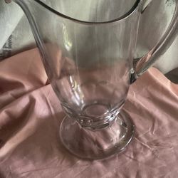 Vintage Glass Pitcher 