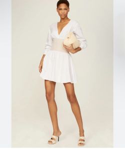 Nadeem Mini White Dress