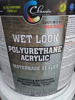 Acrylic water base sealer