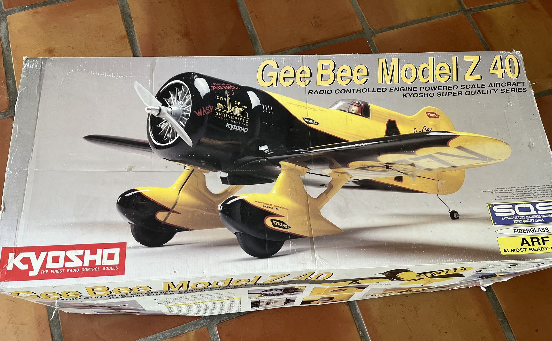 Rc Plane Kyosho Gee Bee Model Z 40