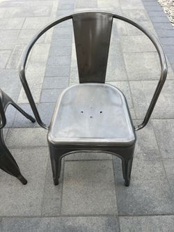 5 Metal Kitchen Chairs