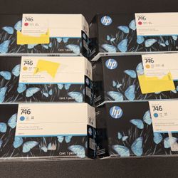 NEW HP 746 DesignJet ink cartridges NEW