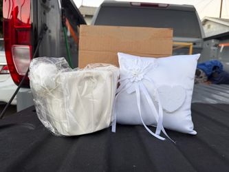 Flower Girl Basket and Ring Pillow