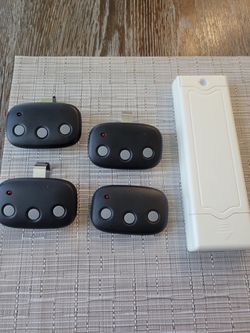 Garage Door Keypad and Remote Opener