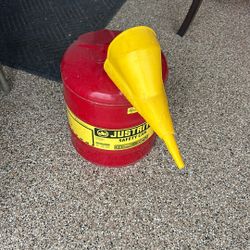Justrite Safety Gas Can