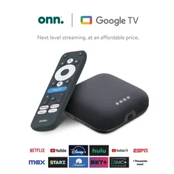 onn. Google TV 4K Pro Streaming Device (2024) 32GB/3GB 4K UHD Dolby Vision/ATMOS