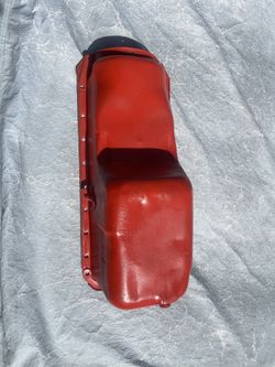 Corvette 67 Tri power 435 HP Original Oil Pan 6 Qt Trap Door