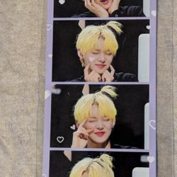 Yeonjun K-pop Music Idol Memorabilia Photo Strip Bookmark Collectible