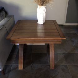 Wood end tables 
