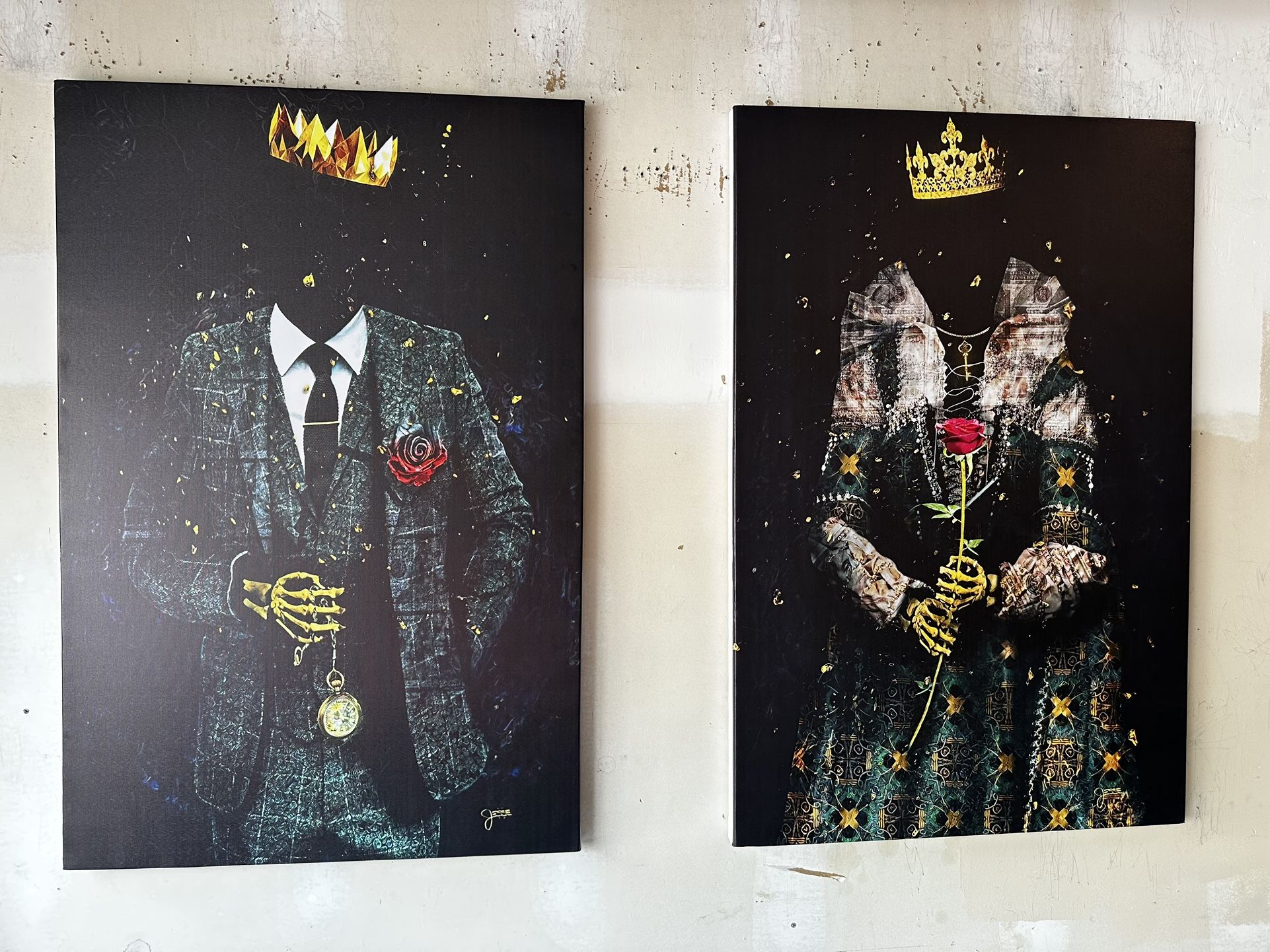 King And Queen Canvas Art