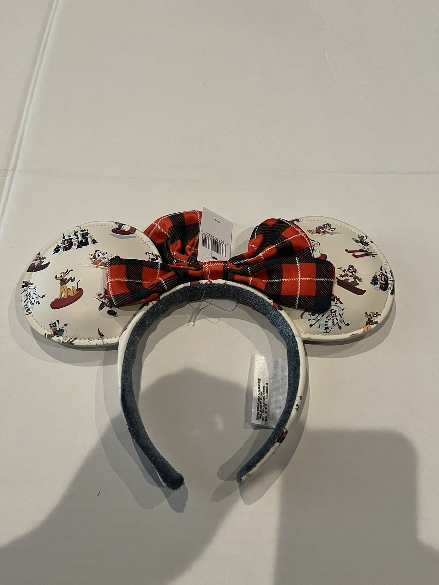 Disney Parks Holiday Lodge Snow Mickey Christmas Minnie Mouse Ears Headband 2021