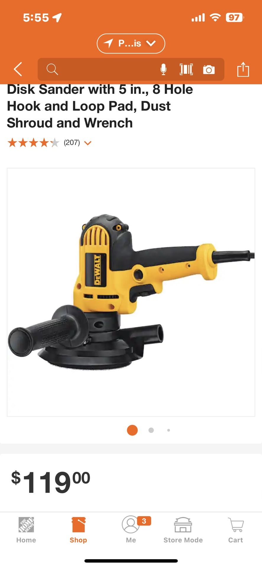 Dewalt Sander