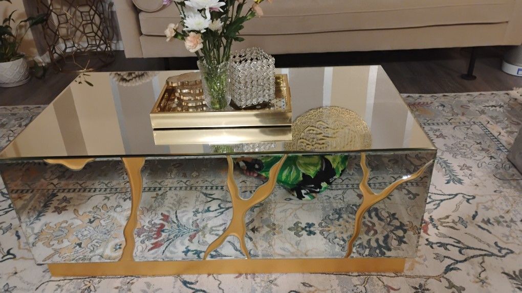 Mirrored Coffee Table