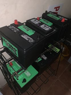 BATTERIES with Warranty $90 each.