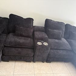 Black couch 