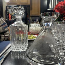 2 Glass Decanters
