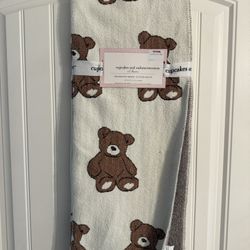 Cupcakes And Cashmere Teddy Bear Blanket 