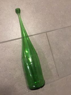 Factory error stretched bottle