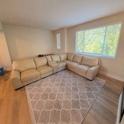High End Modular Leather Sofa Sectional 