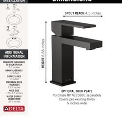 Delta bathroom faucet 