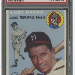 PSA 9 Topps Baseball - 1954 - Andy Pafko - HOF