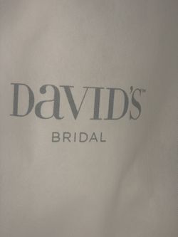 Wedding dress with crystal veil included