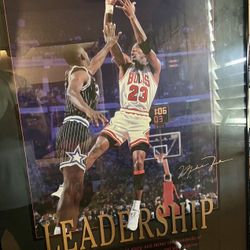Vintage MJ Leadership Poster