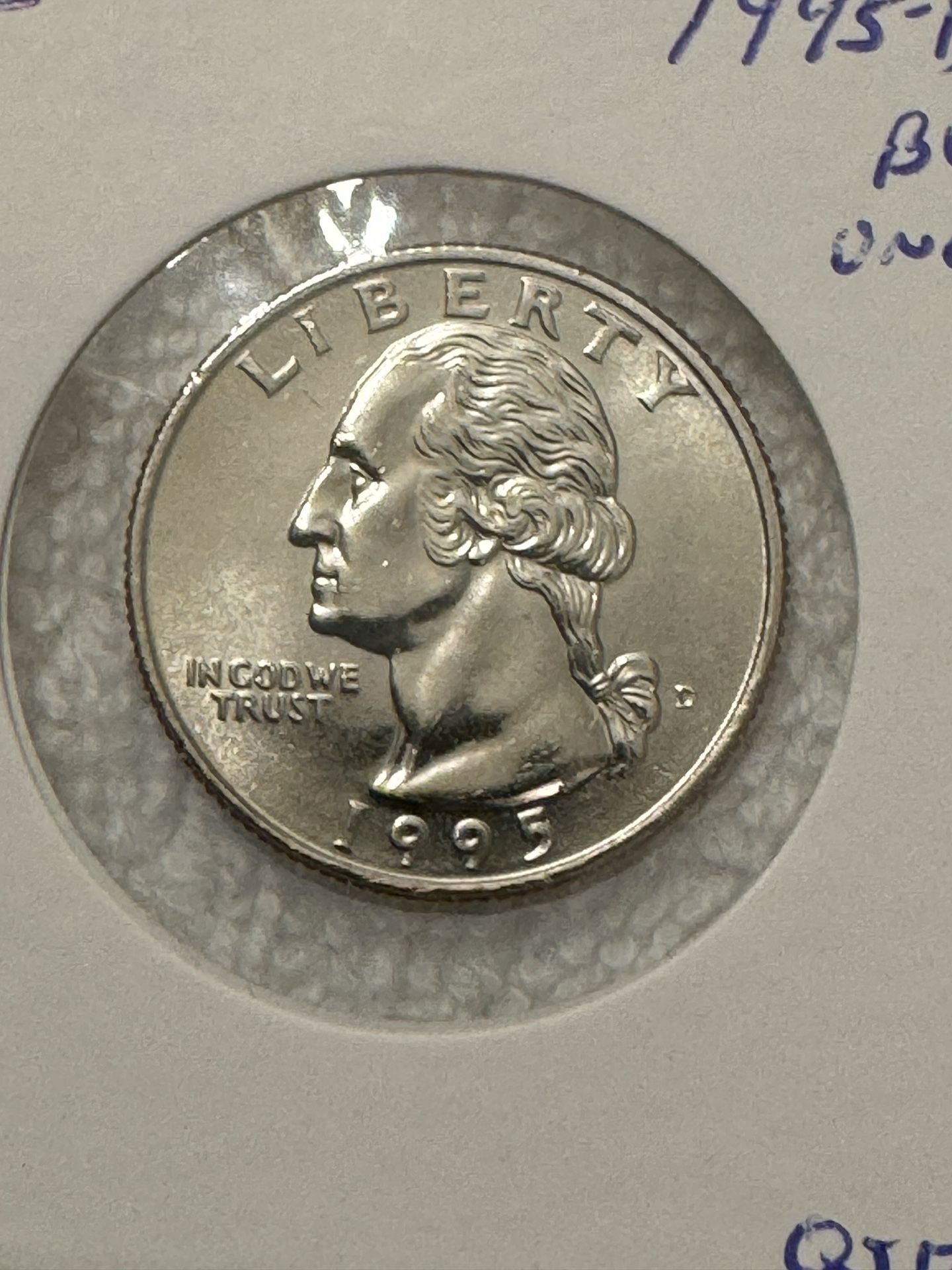 1995-P/D Washington Quarter Set (BU)High Grade